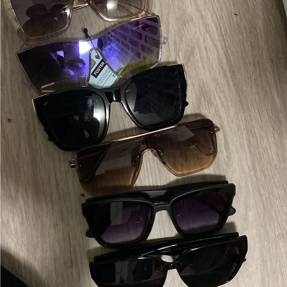 Trendy Black and Brown Women's Sunglasses